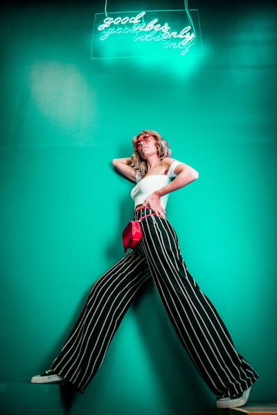 Contemporary fashion editorial look