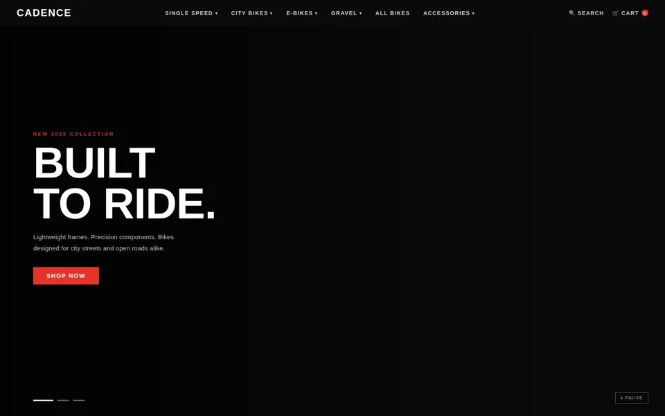 Cadence template preview