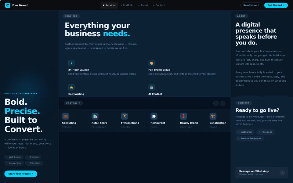 Nexus template preview
