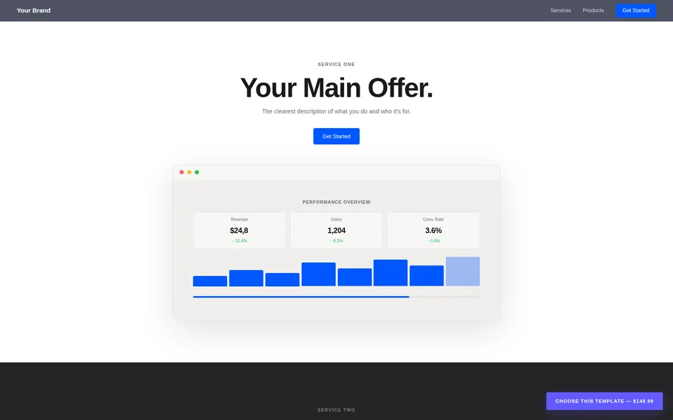 Opus template preview