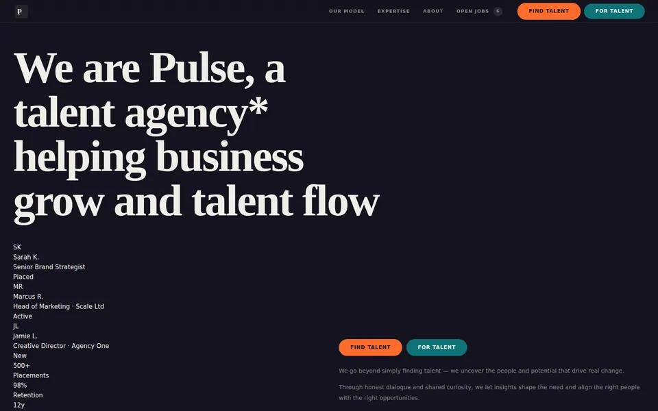 Pulse template preview