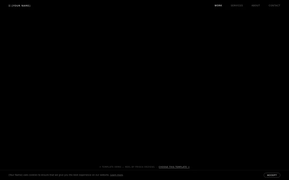 Reel template preview