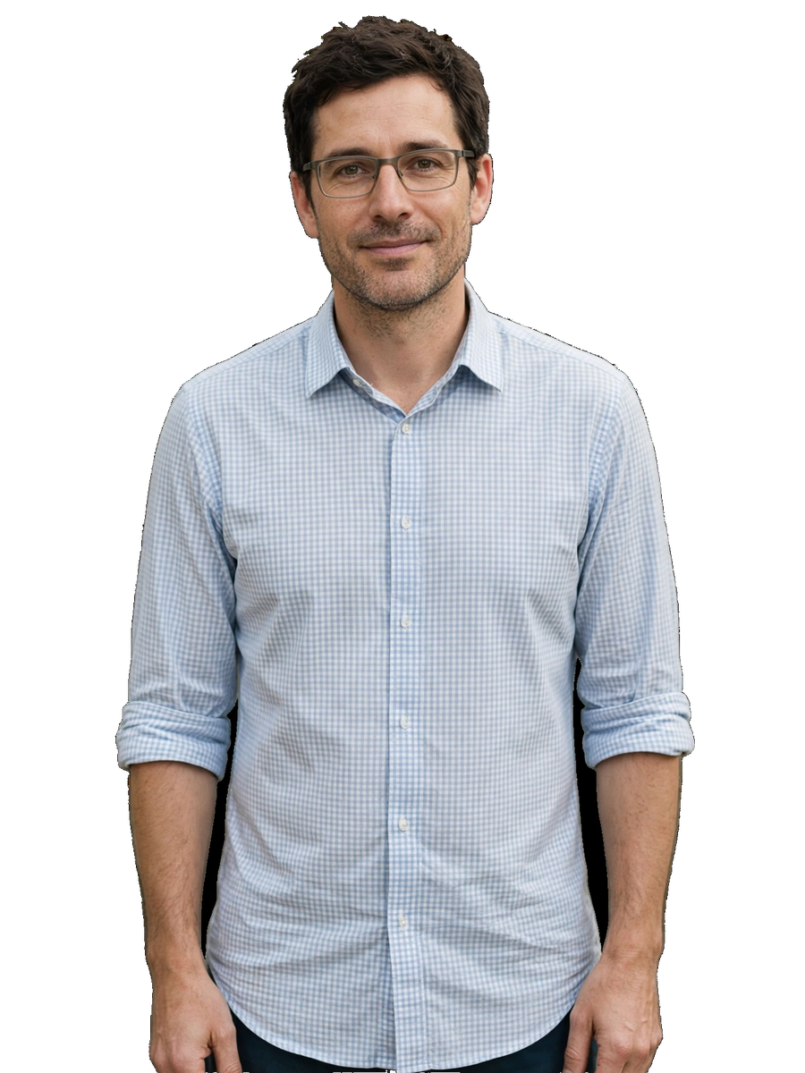 Illustrative single-person consultant portrait placeholder